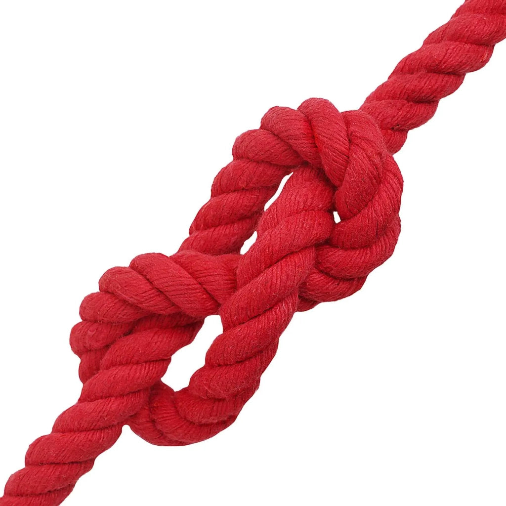 Corda di Cotone 20 mm 25 m Rosso 100% Cotone 42011922