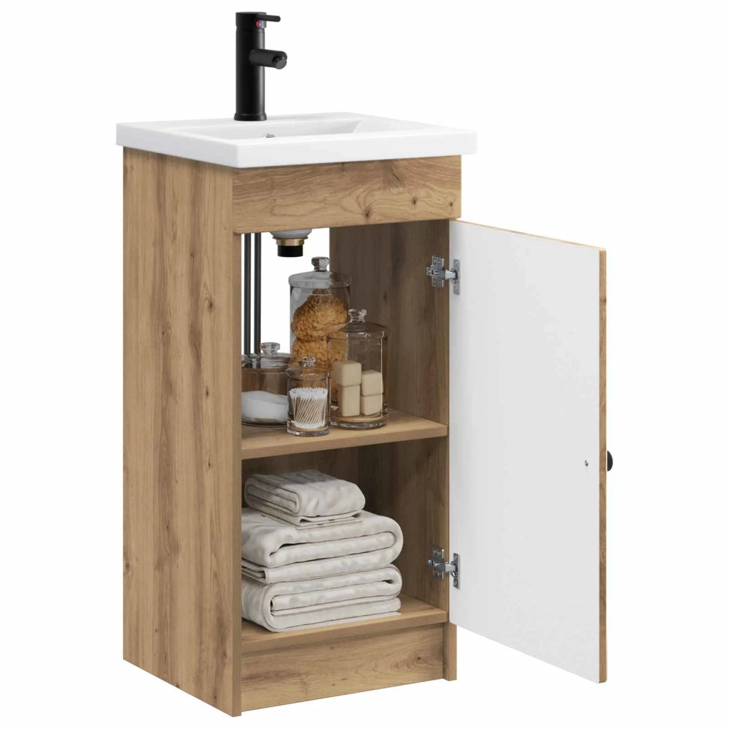 Mobile da bagno con lavabo Rovere Artigianale 42 x 40 x 84,5 cm 890063