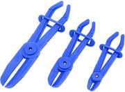 Set di attrezzi per fissaggio di tubi flessibili, 3 x attrezzi per fissaggio di tubi, attrezzi per fissaggio di tubi, fissaggi per cavi di freno (blu)