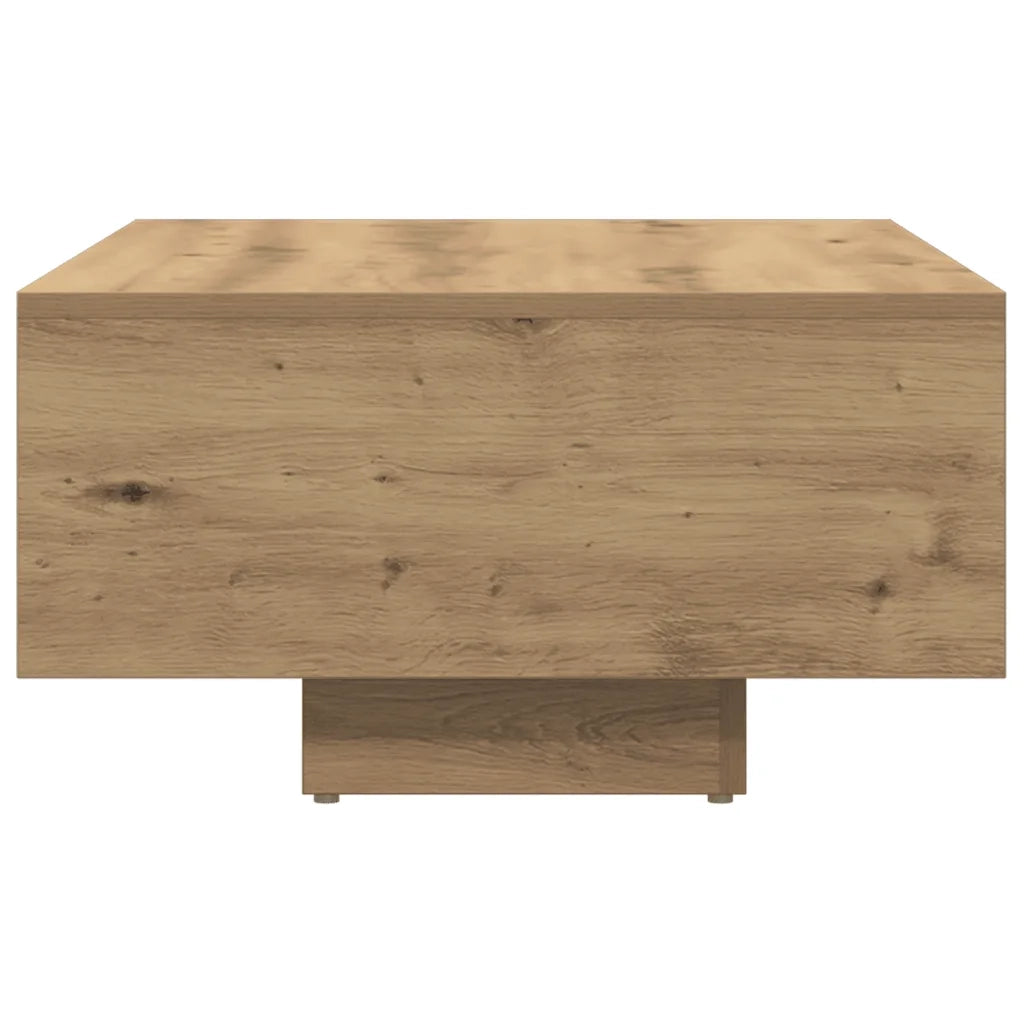 Tavolino salotto | Tavolino da caff¨¨ | Tavolino da Soggiorno Rovere Artigianale 85x55x31 cm in Truciolato