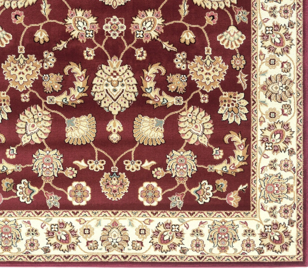 Tappeto BABIL cm.160x230 disegno classico orientale colore rosso e crema