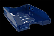 VASCHETTA DA SCRIVANIA PORTACARTE BLU PER FOMATI A4 IN PLASTICA RIGIDA E RESISTENTE