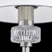 Lampada da parete Neoclassic in Metallo e Vetro Alicante Nickel