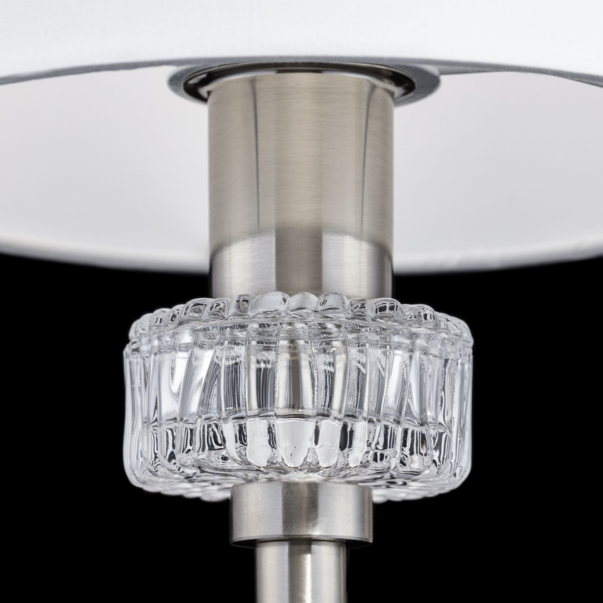 Lampada da parete Neoclassic in Metallo e Vetro Alicante Nickel