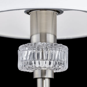 Lampada da parete Neoclassic in Metallo e Vetro Alicante Nickel