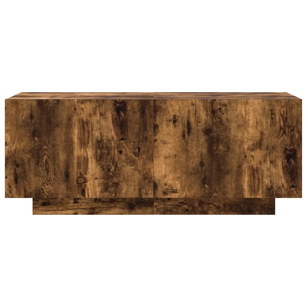 Mobile TV Rovere Fumo 100x35x40 cm in Legno Multistrato 815717