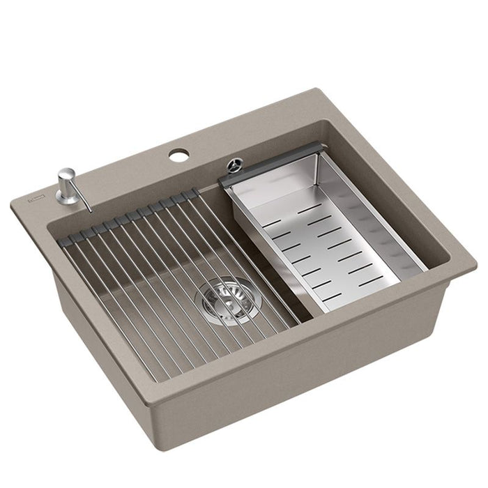 Lavello In Granito Kurt 110 Workstation Beige