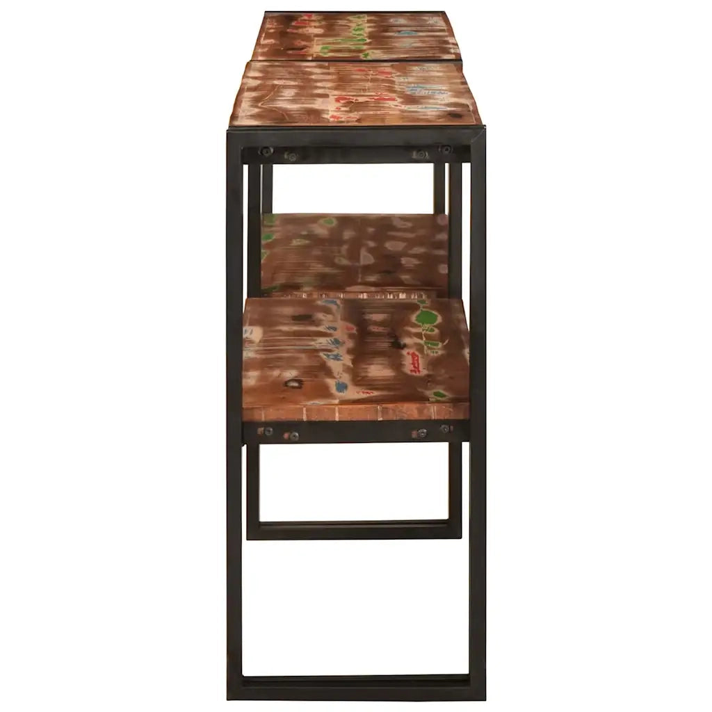 Tavolo consolle Multicolore Legno Recuperato Massello 4104741