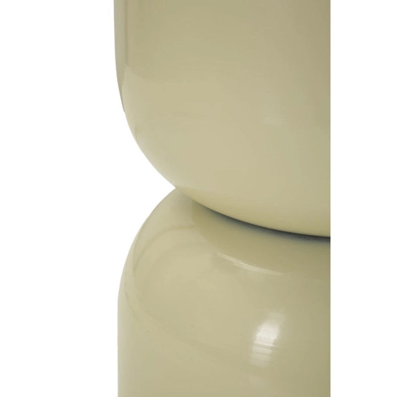 Tavolinetto In Metallo Oyi Crema cm ø 31x46