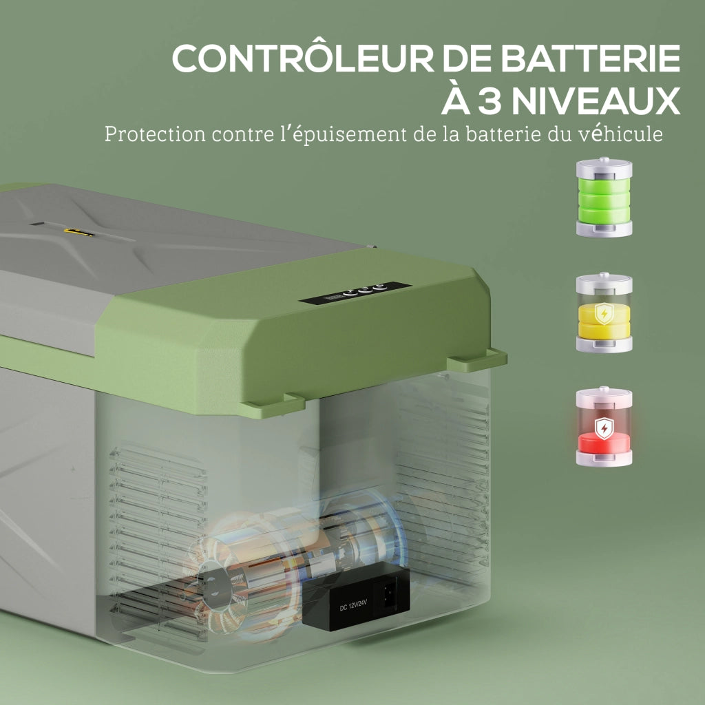 Frigorifero portatile 16,3L ¨C zephmum ¨C 12/24V grigio