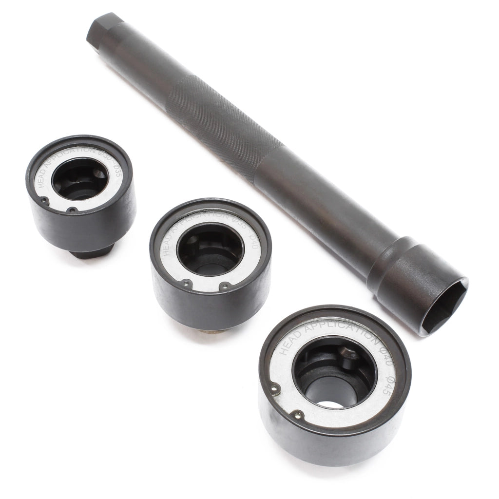 Set di strumenti per rimozione e sostituzione biellette tiranti 3 misure diverse