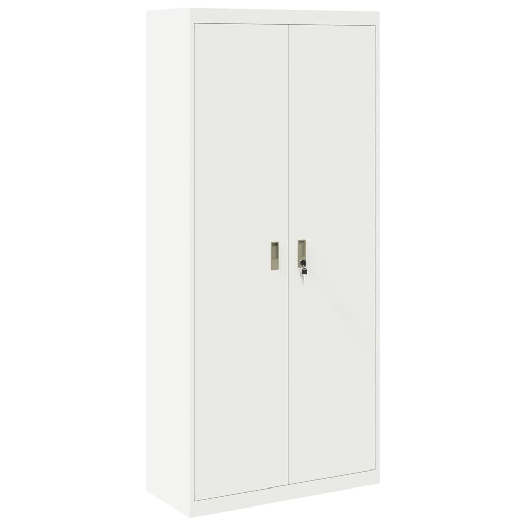 Armadio Bianco 90 x 40 x 200 cm Acciaio