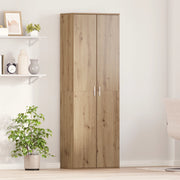 Armadio Alto in Rovere Artigianale 60x35x180 cm Legno Ingegnerizzato