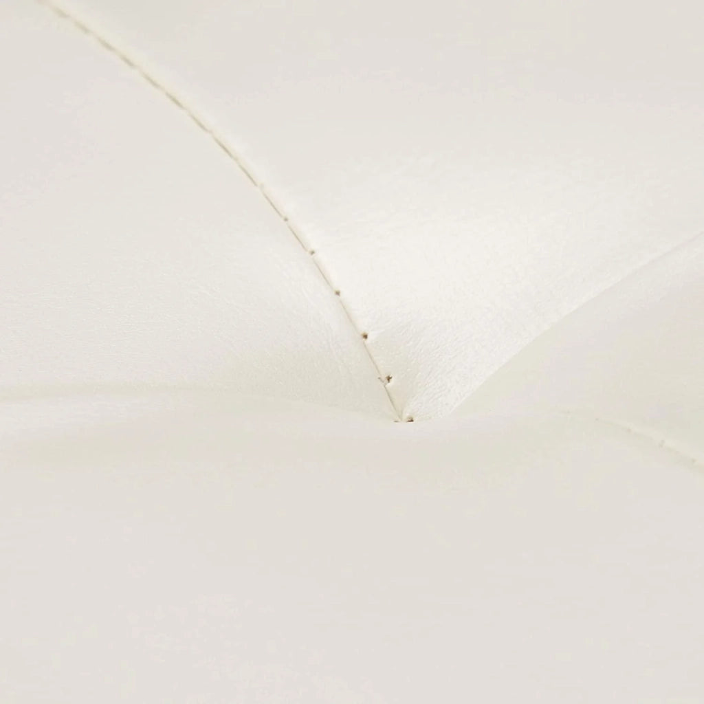 Panca portascarpe aperta con supporto in materiale sintetico e rete metallica 115 cm bianco 13_0000367