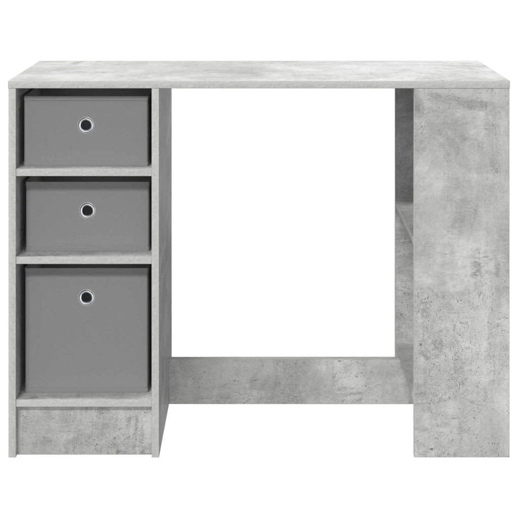 Scrivania Grigio cemento 100 x 40 x 75 cm Legno multistrato 8000455