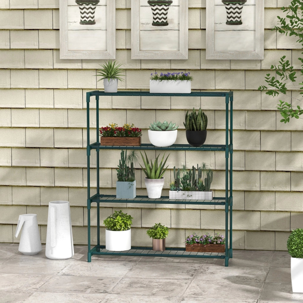 Libreria da piante ¨C Zephmum ¨C 89x28x107, verde scuro
