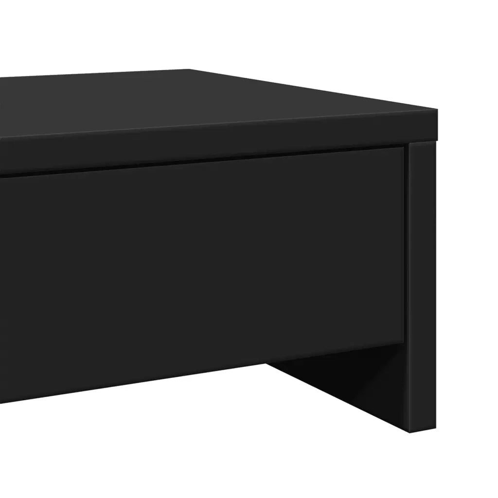 Supporto Monitor con Cassetti Nero 100x27x15 cm in Truciolato 854671