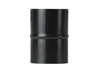 RACCORDO M/M PER STUFE A PELLET NERO OPACO PESANTE MM.1,2- - ø cm.10 M/M - 2 pezzi SAVE