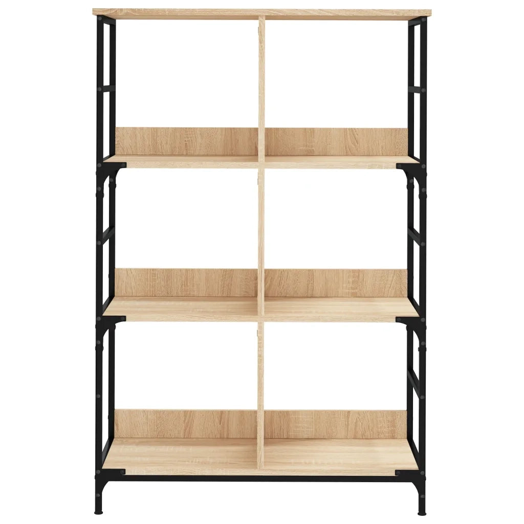 Libreria Rovere Sonoma 78,5x33x117,5 cm in Legno Multistrato 835250