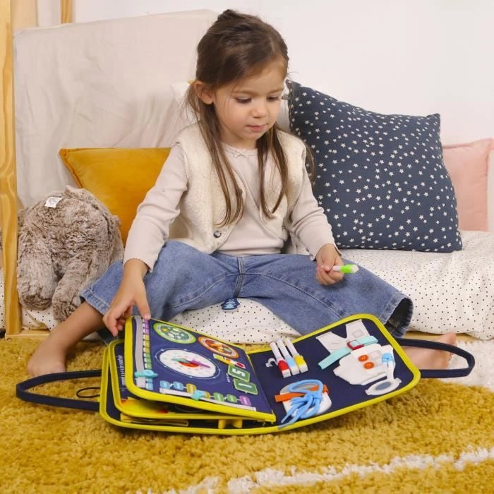 Custodia per Attività Spaziali - Montessori - JADE - Gioco Educativo - Viaggio - Sensoriale - Gioco per Bambini - Design Francese