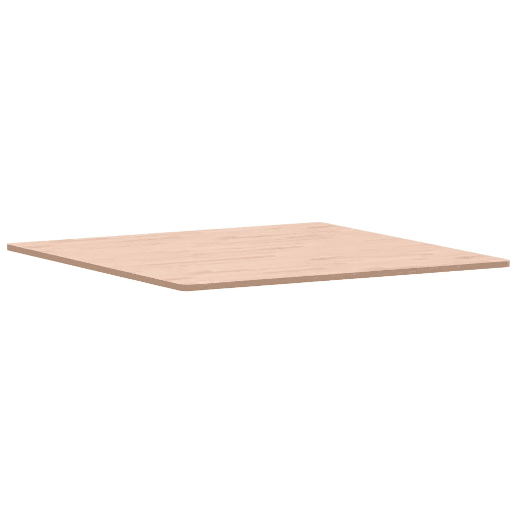 Piano per Tavolo | Superficie Tavolo | Piano Scrivania 90x90x1,5 cm Quadrato Legno Massello di Faggio