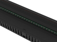 Camino a Vapore Elettrico da Incasso 220x48,5x33 cm Invapo Insert con Ricarica Automatica e LED RGB Nero