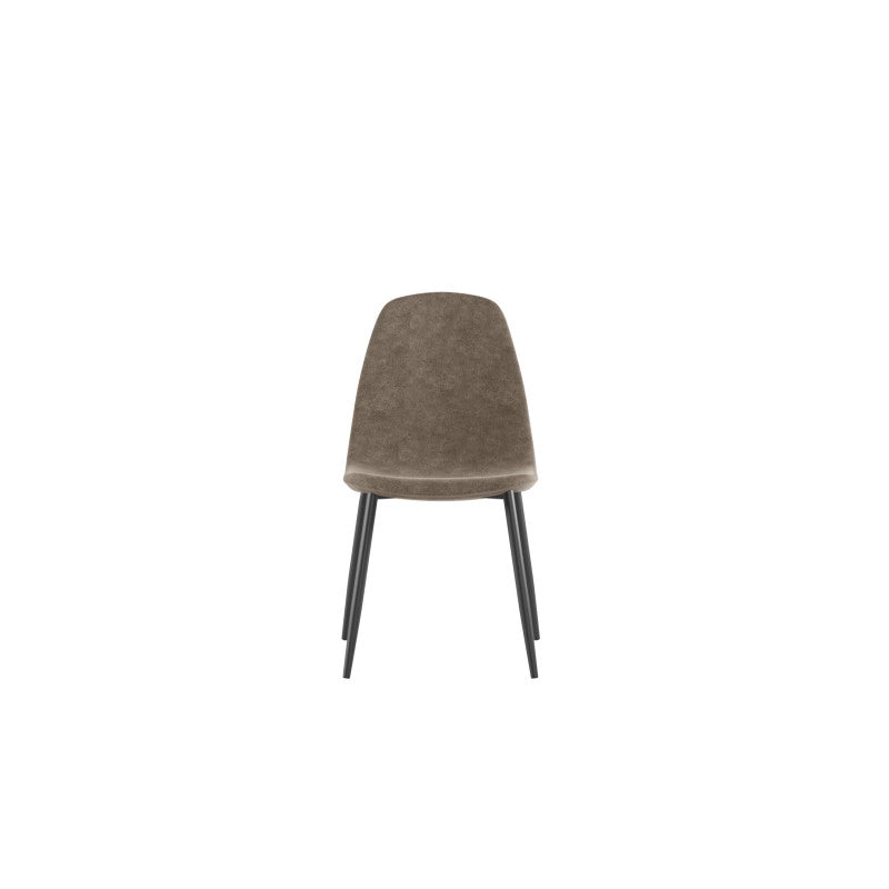 Sedia in similpelle Brigitte 44cm X 50cm H 84cm Stones