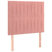 Testiera | Testata Rosa 90x5x118/128 cm Velluto