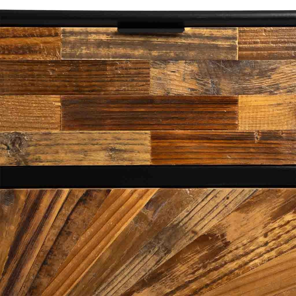 Credenza in legno di recupero marrone 80x39,5x89h cm