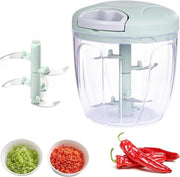 Multifunzionale macchina per affettare e tritare aglio - 900 ml - acciaio inossidabile