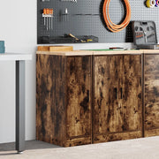 Armadietto da Garage in Rovere Affumicato 30x51x85 cm 860557