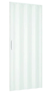 Porta soffietto da Interno 82x210cm in pvc bianco pastello
