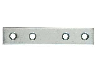 LASTRINA DRITTA 4 FORI ACCIAIO ZINCATO- - mm.60x15 - 100 pezzi