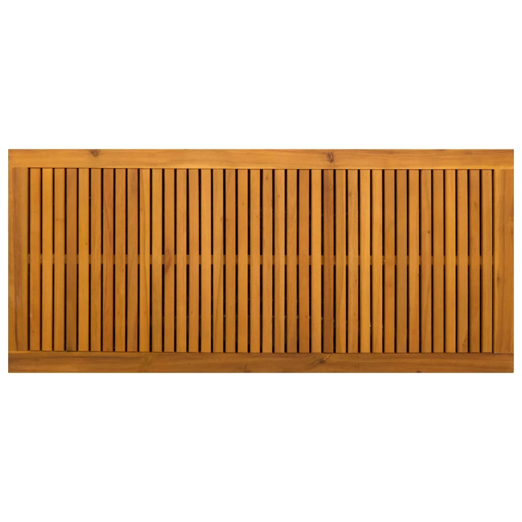 Scatola di Stoccaggio per Giardino 185 L 113 x 50 x 56 cm Nero 42002710