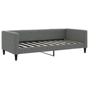 Letto singolo | Letto per adulti | Letto da Giorno Grigio Scuro 90x190 cm in Tessuto