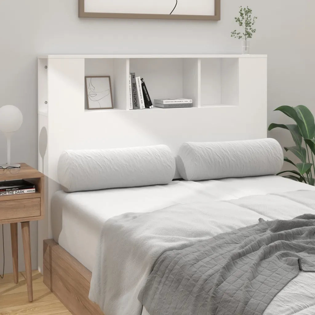 Mobiletto con Testiera | Testata bianco 120x18,5x102,5 cm