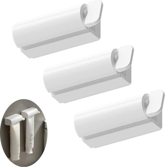 Tirante per Denti da Parete con Aspirazione Magnetica per Bagno - 3 Pezzi