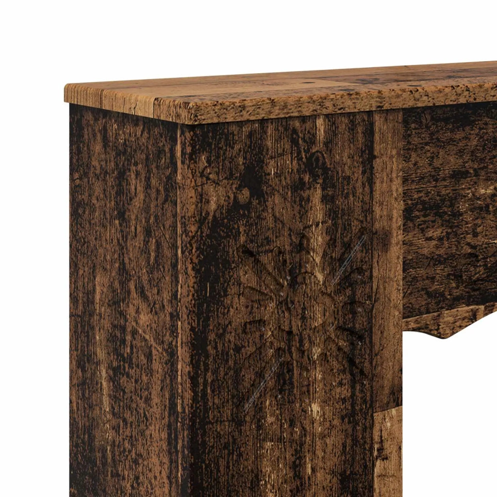 Cornice per camino Legno antico 102 x 20 x 102 cm 8006640