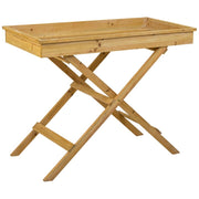 Tavolo in legno marrone 95,5x50,5x79,5h