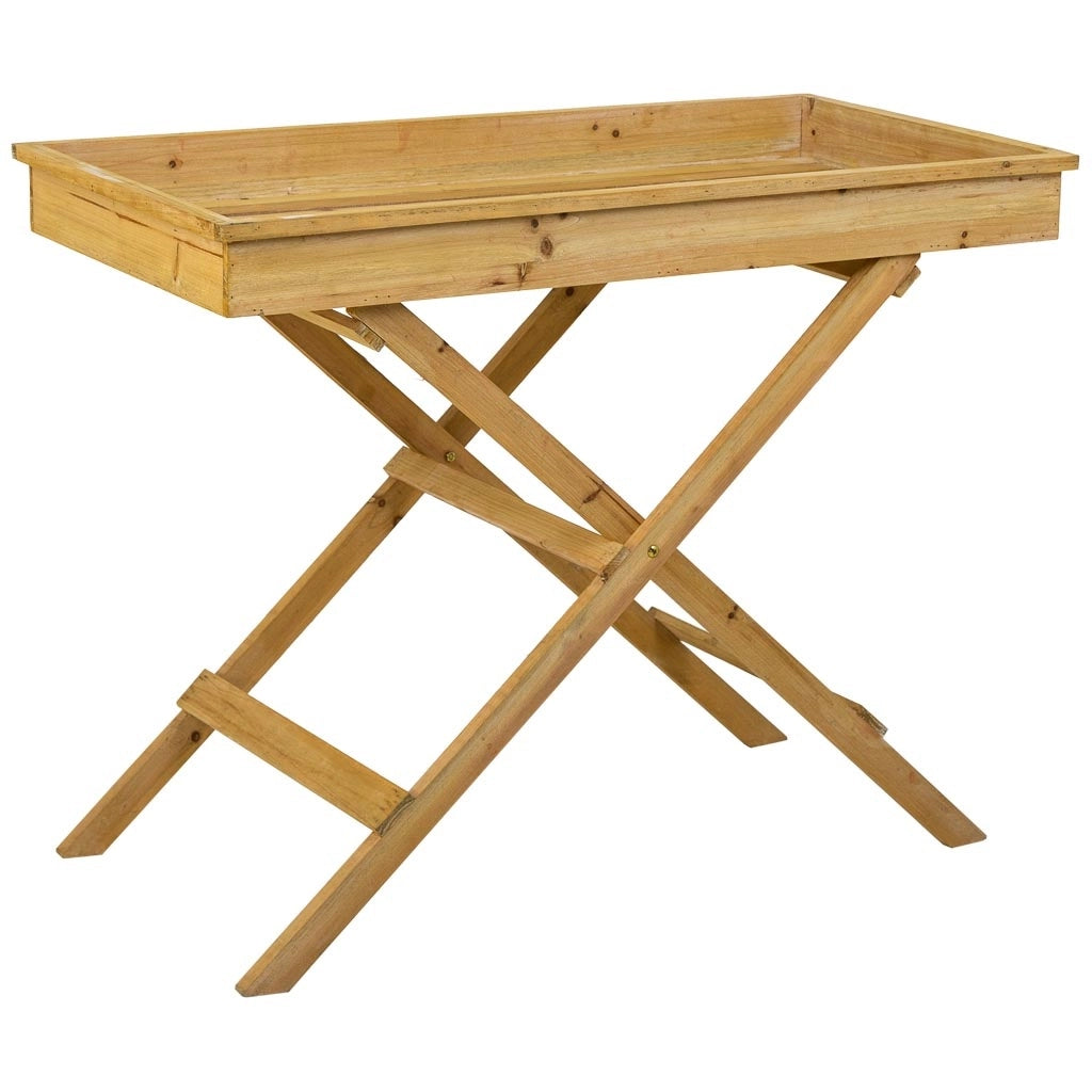Tavolo in legno marrone 95,5x50,5x79,5h