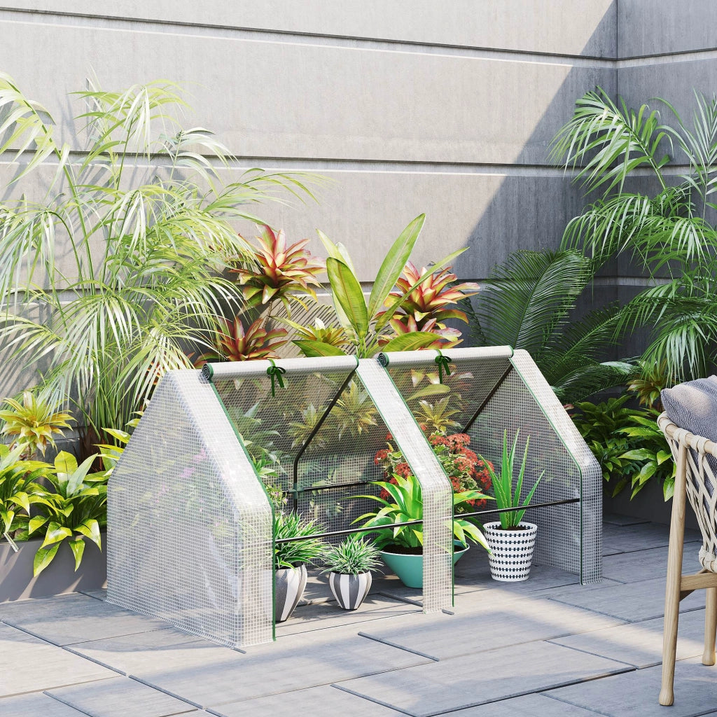 Serra da Giardino ¨C zephmum ¨C 180x90x90cm Bianco Acciaio