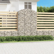 Cesto Gabbione ad Arco 150x30x220/240 cm Ferro Zincato 153451
