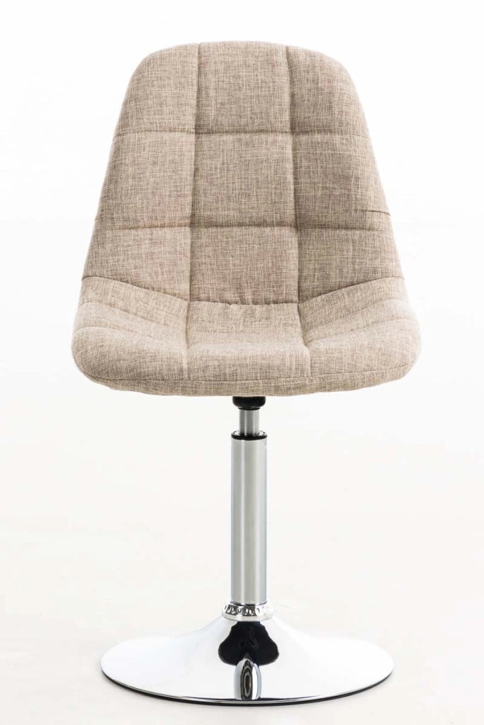 Sedia Emil tessuto crema