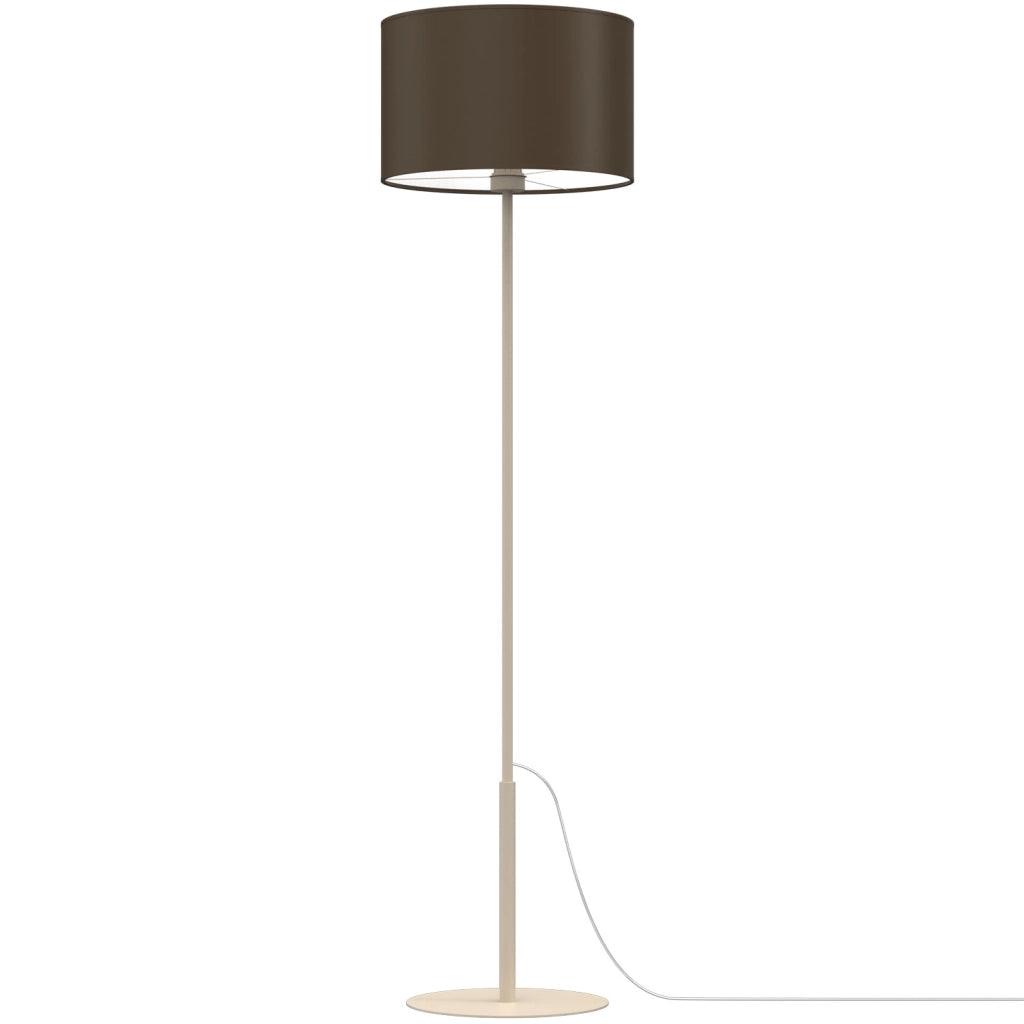 Lampada da terra Arden 1xE27 beige marrone Luminex