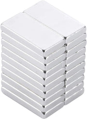 Magnetodi neodimio rettangolari - 20 pezzi - 20 x 10 x 2 mm - ideali per whiteboard