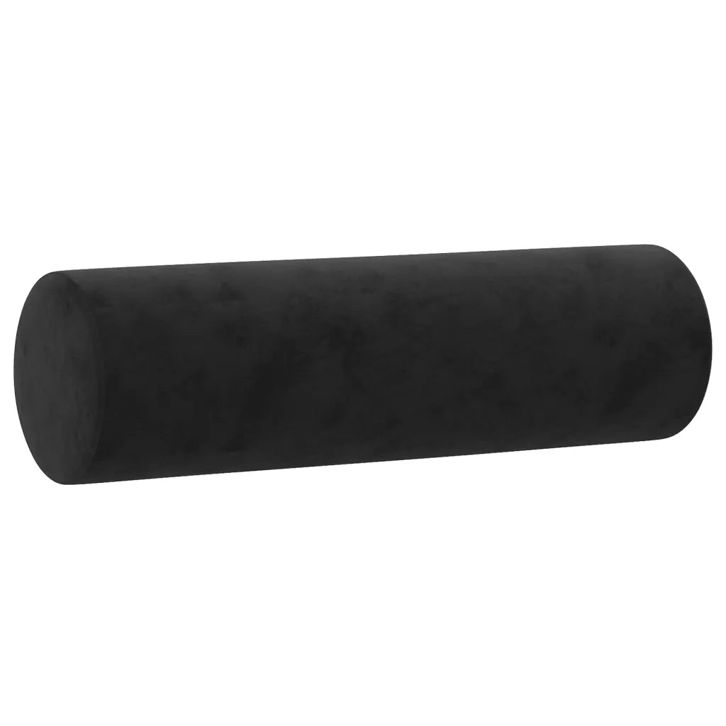 Cuscini Decorativi 2 pz Nero ?15x50 cm in Velluto CFW7891031