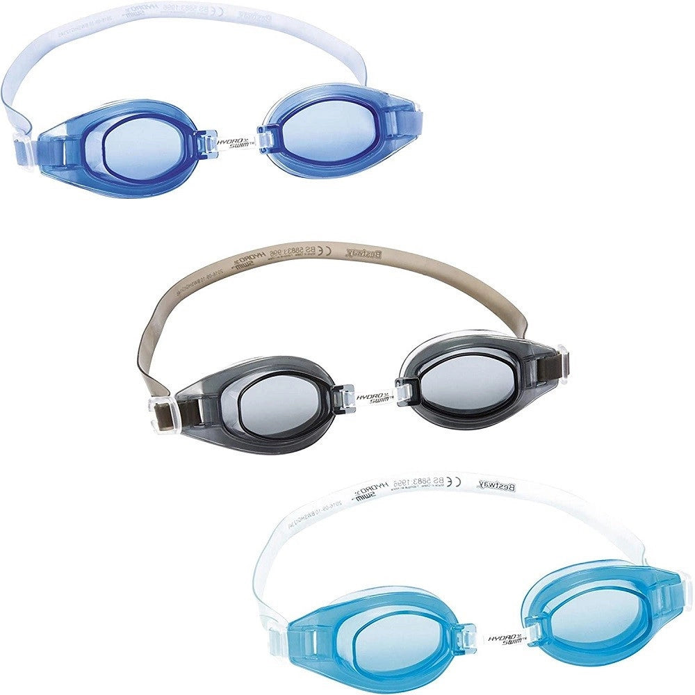 Trade Shop - Occhialini Nuoto Mare Piscina Per Bambini 7-14 Anni Antiappannamento Colori Assortiti 21049 -