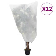 Coperture con Coulisse per Piante 12pz 70 g/mÂ² 0,8x1 m