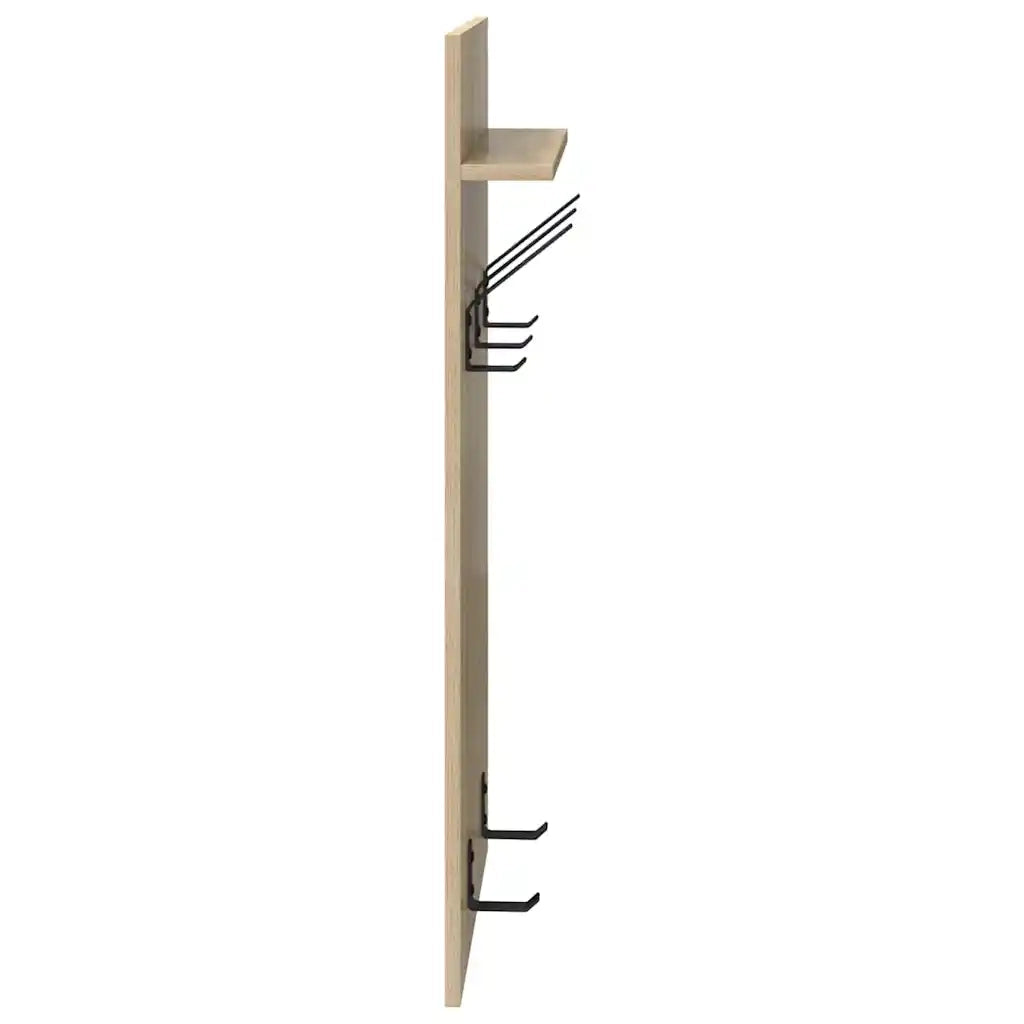 Appendiabiti a muro Rovere Sonoma 40 x 10 x 90 cm 874453