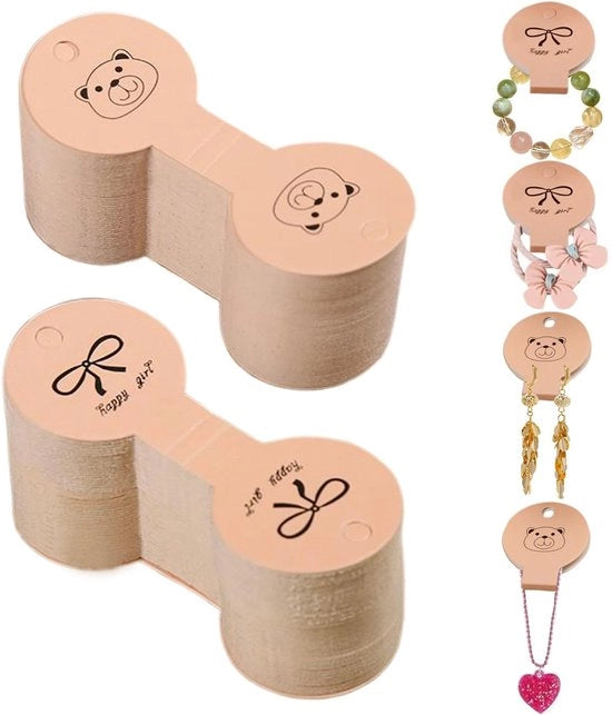 Display per 200 pezzi - Orefice per bracciale - Supporto per collana - Stand per biglietti - Display per gioielli - Supporto per orecchini - Supporto per collana singola